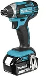 Makita DTD152RTJ, Schwarz, Blau, 3500 RPM, 1,6 cm, 165 Nm, Akku, 18 V - Schwarz/Blau