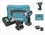 Makita DTS141RTJ, Schlagschrauber, Schwarz, Blau, 1/4", 3200 RPM, 40 Nm, 1200 RPM -