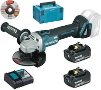 Makita TB-552, Makita DGA 504 RFJ Akku Winkelschleifer 18V 125mm Brushless + 2x...