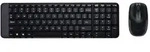 Logitech MK220 Wireless Desktopset QWERTY US - Schwarz