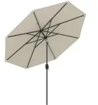 COSTWAY &Oslash;270cm Sonnenschirm Sechseck Gartenschirm Marktschirm Terrassenschirm