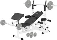 GORILLA SPORTS&reg; Multifunktion Hantelbank - inkl. Hantelset mit 108 kg Gewichten,