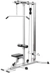 GORILLA SPORTS&reg; Latzugstation - Verstellbar, 120x56x195cm, inkl. Gerade Stange...