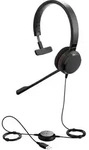 Jabra Evolve 30 II MS Mono - Headset - On-Ear - Schwarz