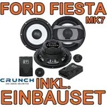 Crunch GTi6.2C Blackmaxx 16,5cm 2-Wege-System f&uuml;r Ford Fiesta Mk7 - justSOUND -