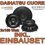 Lautsprecher - Hifonics VX52 - 13cm Einbauset passend f&uuml;r Daihatsu Cuore - justSOUND