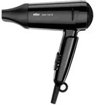 Braun HD 350 Style&Go Haartrockner 1600W Satin Hair 3 klappbar sw 107934 - Schwarz
