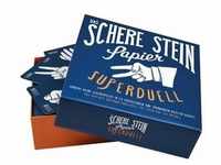 Das Schere-, Stein-, Papier-Superduell (Kartenspiel)