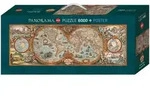 Heye Puzzle Hemisphere Map, 6000 St&uuml;ck(e), Landkarten
