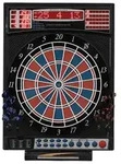 Dartautomat Premium Silver, elektronische Dartscheibe mit High-End Level 41 Spiele,