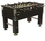 Bandito Kickertisch Profi Soccer Deluxe schwarz, massiver und robuster 80 kg