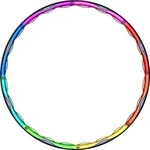 Powerhoop Deluxe Hula Hoop Reifen verstellbar, Gymnastikreifen, 100 cm
