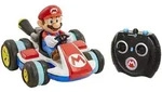 JAKKS PACIFIC - Mini Zdalnie Sterowany Samoch&oacute;d RC Mario Kart - Silber