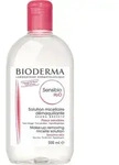 Bioderma Sensibio H2O, Frauen, 500 ml, Empflindliche Haut, Beruhigend, Flasche, AQUA