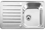 BLANCO Lantos 45 S-IF Compact, Schrankwaschbecken, Rechteckig, Edelstahl, Edelstahl,