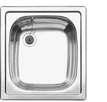 BLANCO TOP EE 4 x 4, Aufsatzwanne, Rechteckig, Edelstahl, Edelstahl, 1 Becken,