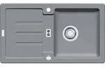 Franke Sp&uuml;le STRATA STG 614-78 Steingrau mit Excenterventil / Ausschnittsma&szlig;: 760 x