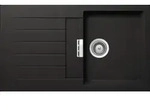 Schock Einbausp&uuml;le Primus D-100 A Nero - Auflagesp&uuml;le - Schwarz