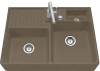 Villeroy & Boch 632392TR, Villeroy & Boch Sp&uuml;lstein Doppelbecken 895 x 630 mm