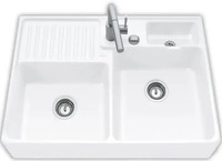 Villeroy & Boch 632392KG, Villeroy & Boch Sp&uuml;lstein Doppelbecken 895 x 630 mm