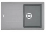 Franke K&uuml;chen-Sp&uuml;le Basis BFG 611 (114.0256.612) - Fragranit Steingrau - Schwarz