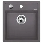BLANCO DALAGO 45 Einbausp&uuml;le / SILGRANIT / Felsgrau / Excenter - Silber/Grau