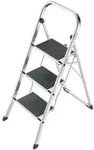 Hailo K70 StandardLine Alu-Klapptritt-Leiter - 3 gro&szlig;e Stahl-Stufen mit