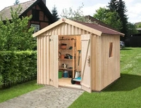 Weka Schwedenhaus Vassbo Gr.3 natur B x T x H 277 x 286 x 230 Wei&szlig;