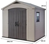 Keter 7513, Keter Factor 8x6 Kunststoffger&auml;tehaus 7513 Beige