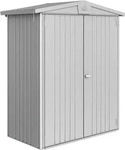 Biohort 29010, Biohort Europa, Metallschuppen, Doppel, A-Rahmendach, Silber, Metall,