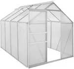 Zelsius Aluminium Gew&auml;chshaus, 250 x 190 cm, 6 mm Hohlkammerplatten, Treibhaus,