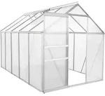 Zelsius Aluminium Gew&auml;chshaus, 310 x 190 cm, 6 mm Hohlkammerplatten, Treibhaus,