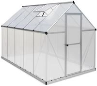 Palram - Canopia Aluminium Gew&auml;chshaus Mythos 610 Silber 306x185x208 cm