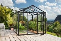 Vitavia Gew&auml;chshaus Zeus2 8100 ESG 4mm u. HKP 10mm, schwarz, 278105