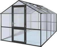 KGT Gew&auml;chshaus "Rose IV" anthrazit-grau 10 m&sup2; 10 mm HKP