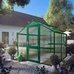 KGT Gew&auml;chshaus "Rose II" moosgr&uuml;n 5,1 m&sup2; 10 mm HKP
