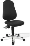 Topstar Drehstuhl Point 60 schwarz mit gepolstertem R&uuml;cken ohne Armlehnen 434803 -