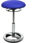 Topstar Arbeitsstuhl Arbeitshocker SITNESS BOB neutral Blau 57.0 x 38.5 x 38.5 cm -