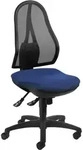 TOPSTAR B&uuml;rodrehstuhl m.Punktsynchrontechnik blau 430-510mm o.Armlehnen Trgf.110kg -