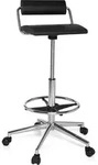 hjh OFFICE Drehhocker TOP WORK 28 Rollhocker Arbeitshocker, Ergonomischer Hocker f&uuml;r