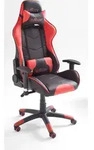 A C Chefsessel McRacing 5 Lederlook schwarz und rotArmlehnen, Gaslift, 69/125/58 cm A C Chefsessel McRacing 5 Lederlook schwarz und rotArmlehnen, Gaslift, 69/125/58 cm