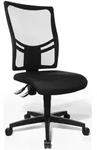 Topstar B&uuml;rodrehstuhl ohne Armlehnen, schwarz - Schwarz