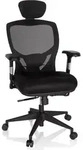 hjh OFFICE B&uuml;rostuhl VENUS BASE 657100 sw - Schwarz