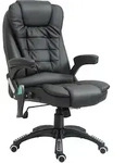 HOMCOM Massagesessel B&uuml;rosessel B&uuml;rostuhl Chefsessel Gamingsessel 6 Punkt