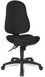 Topstar B&uuml;rodrehstuhl Support&reg; SY ohne Armlehnen, schwarz - Schwarz