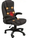 HOMCOM Massagesessel B&uuml;rosessel B&uuml;rostuhl Chefsessel Gamingsessel 6 Punkt