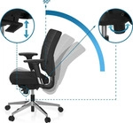 hjh OFFICE Profi B&uuml;rostuhl PRO-TEC 350 Ergonomischer Schreibtischstuhl mit...