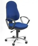 Topstar B&uuml;rodrehstuhl "Synchro Steel" royalblau - Blau