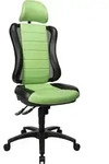 Topstar B&uuml;rostuhl Head Point RS, HE300 S105X Stoff gr&uuml;n, Gestell schwarz