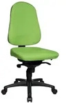 Topstar B&uuml;rostuhl Body Balance 50, BAL50T35 Stoff gr&uuml;n, Gestell schwarz -...